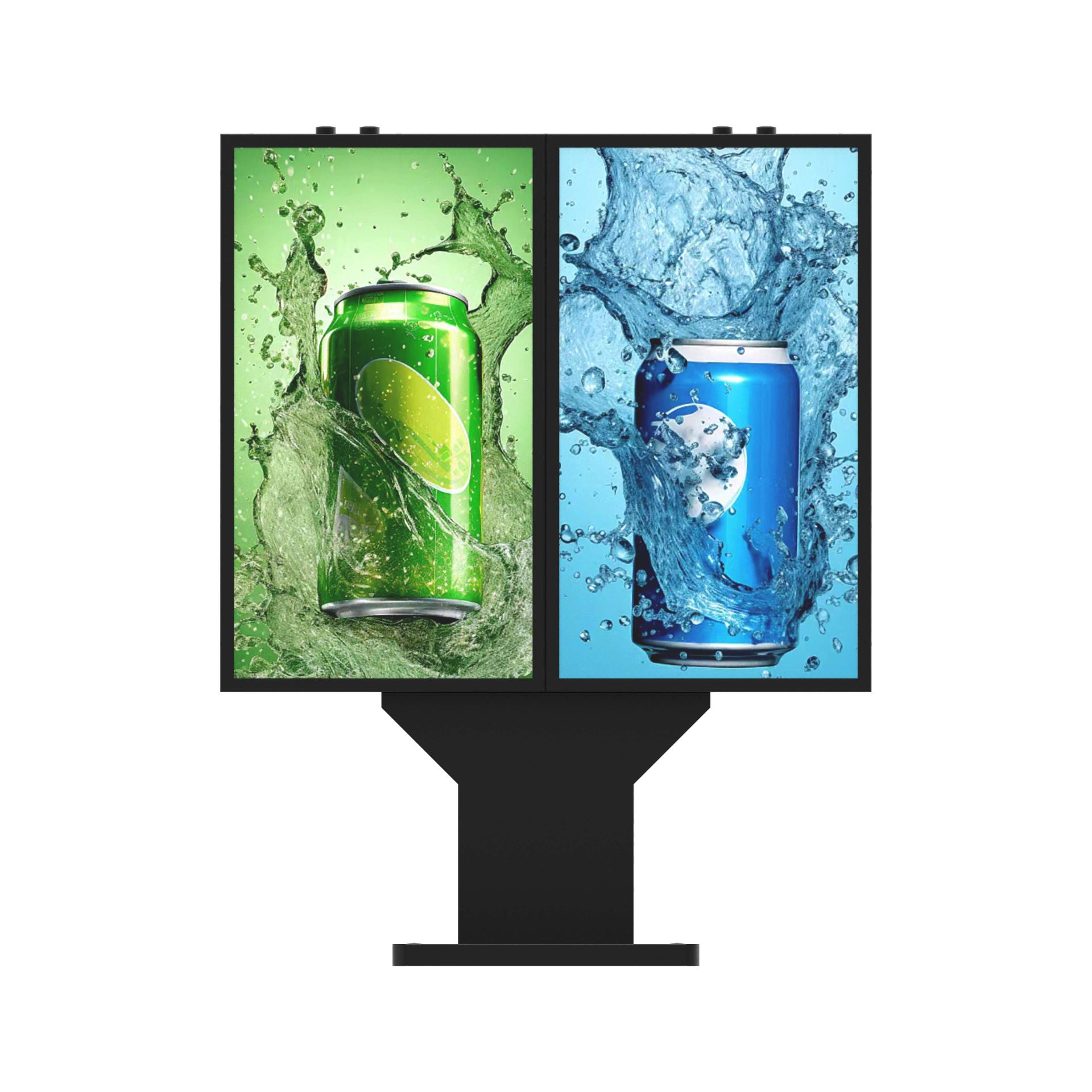 55-Zoll vertikale Dual-Screen-nahtlose Werbemaschine - Modell M3
