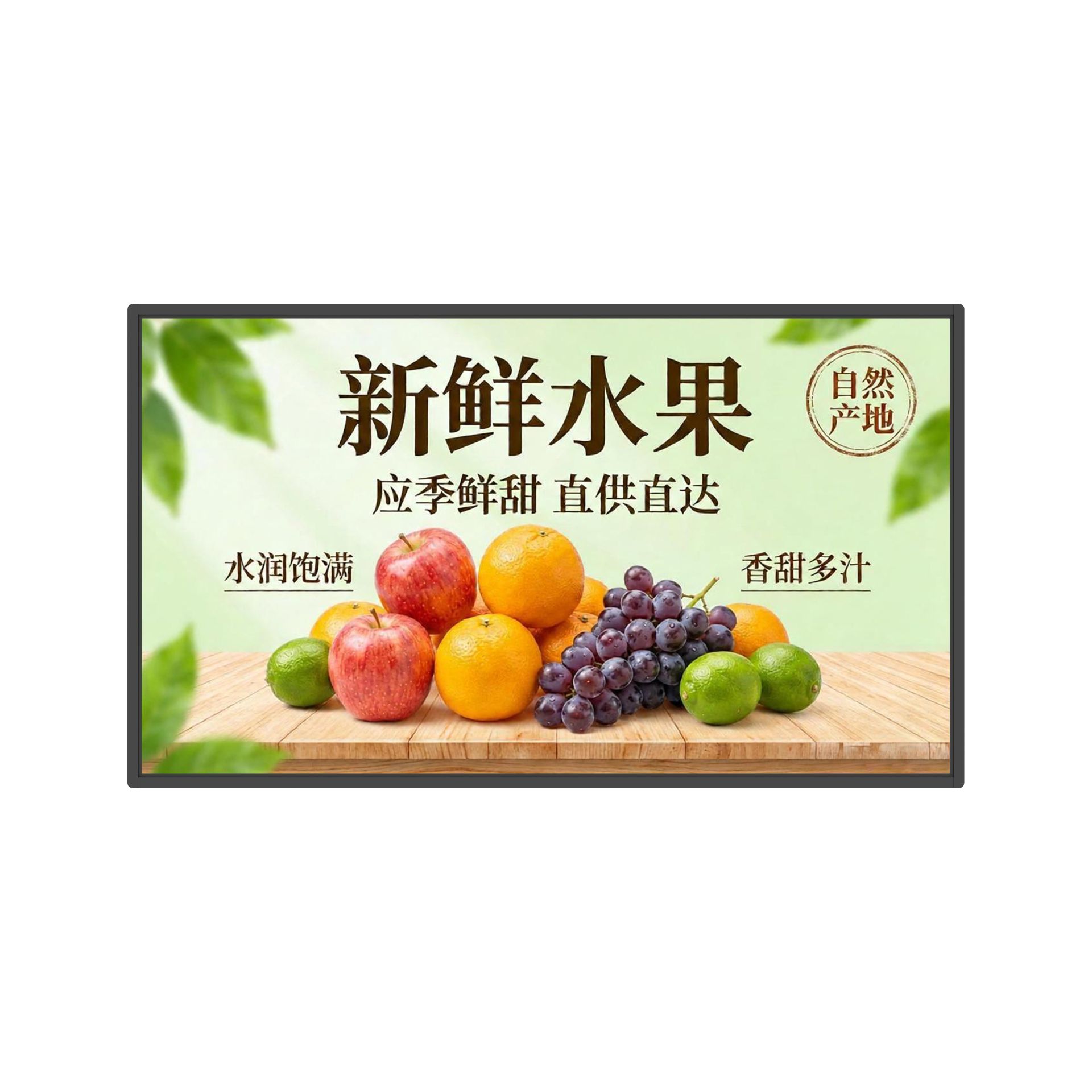 55-inch wall-mounted infrared touch-OD20-advertising machine