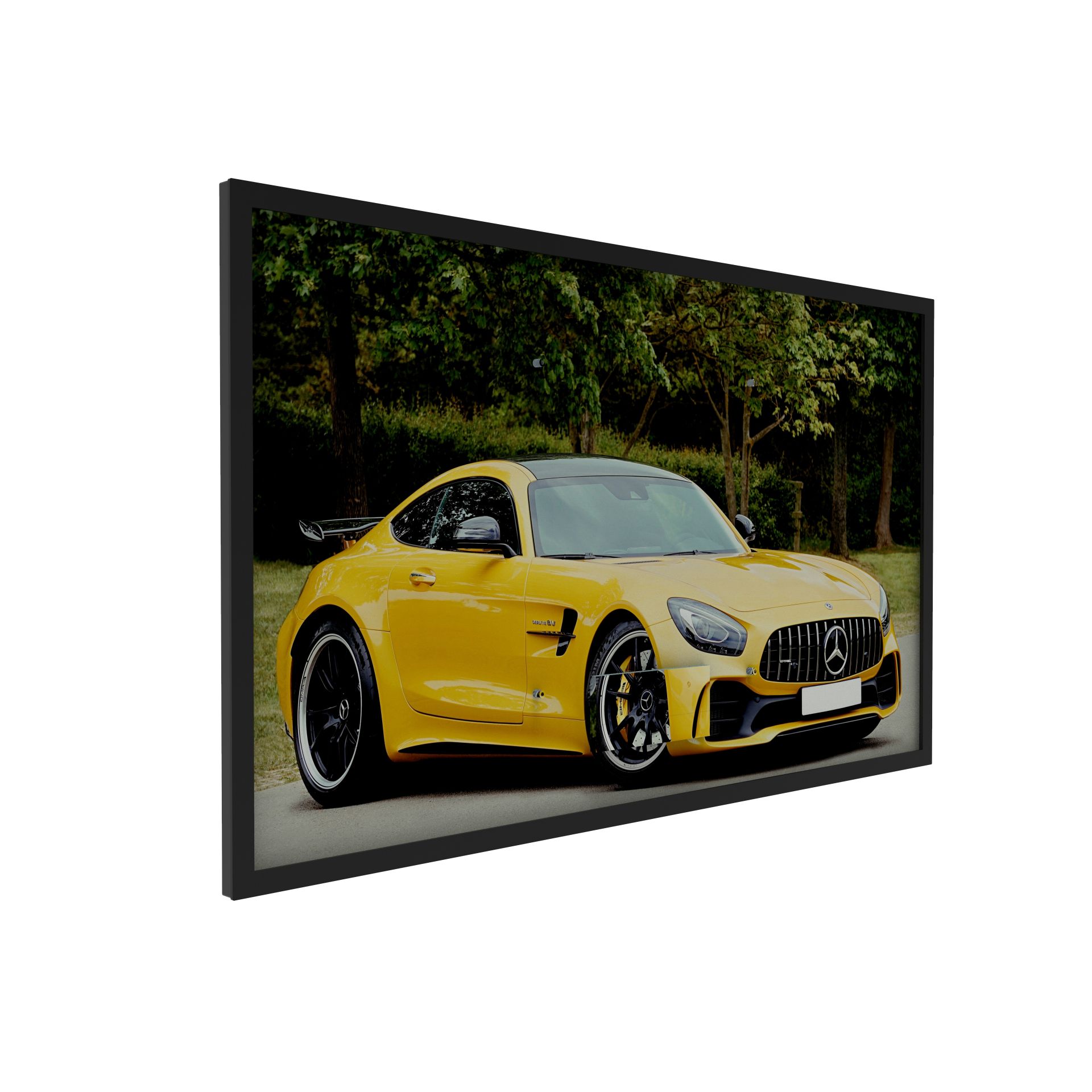 Wall-mounted standard seamless advertising display