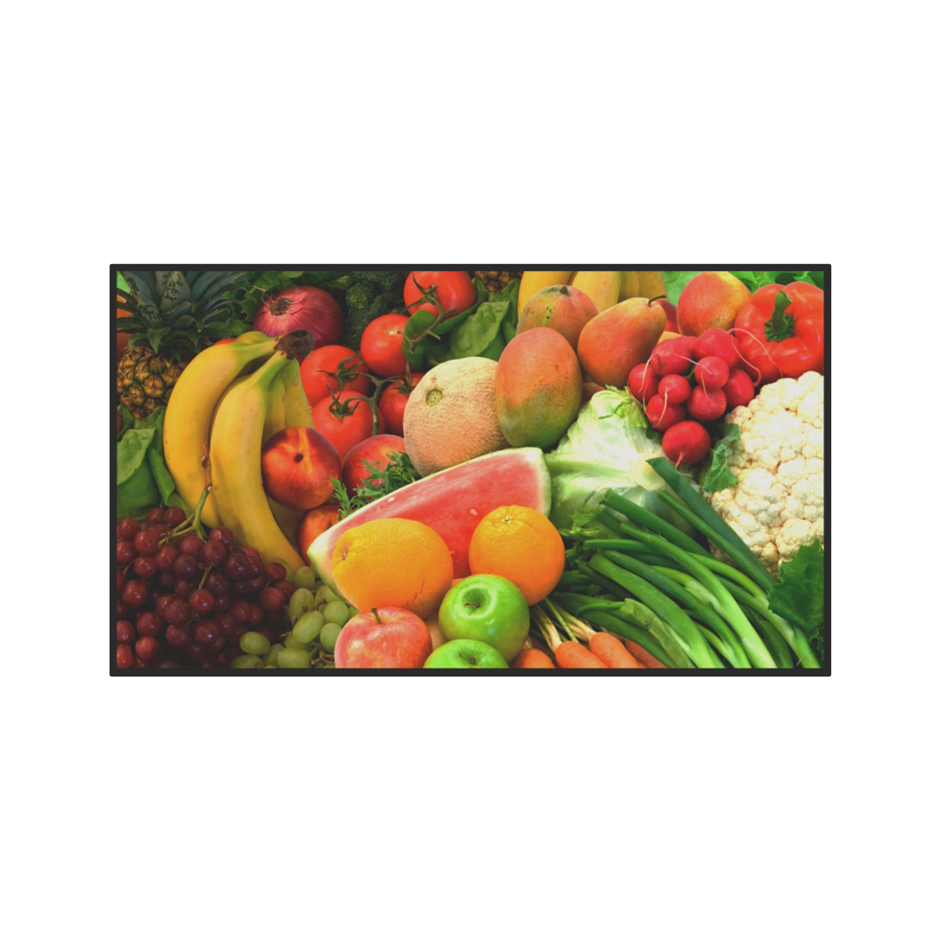 43-inch wall-mounted standard-OD20-BY small rounded corner model (with profile glass) advertising machine
