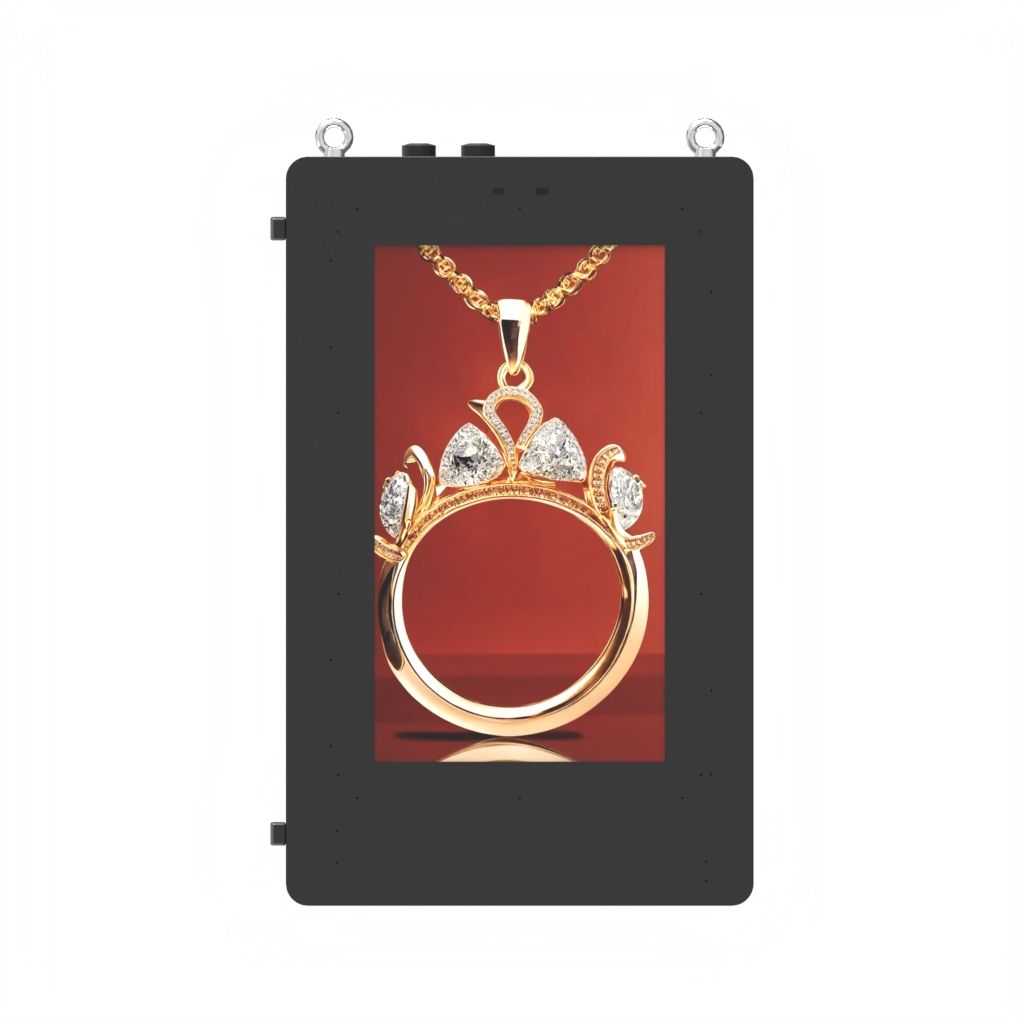 32-inch outdoor wall-mounted portrait screen (bare screen traditional solution) dimension drawing