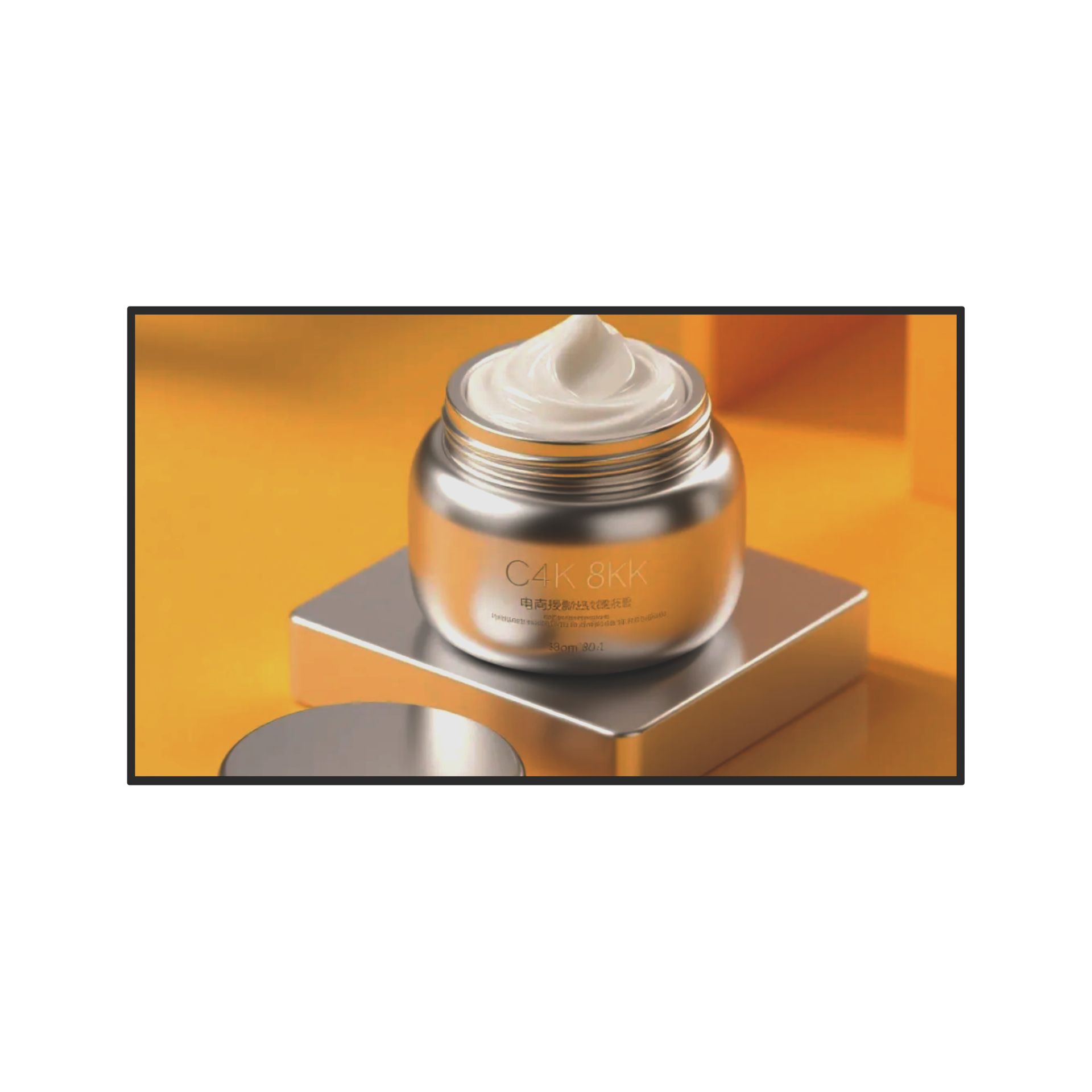 65-inch wall-mounted standard-OD20-BY small rounded corner model (with profile glass) advertising machine